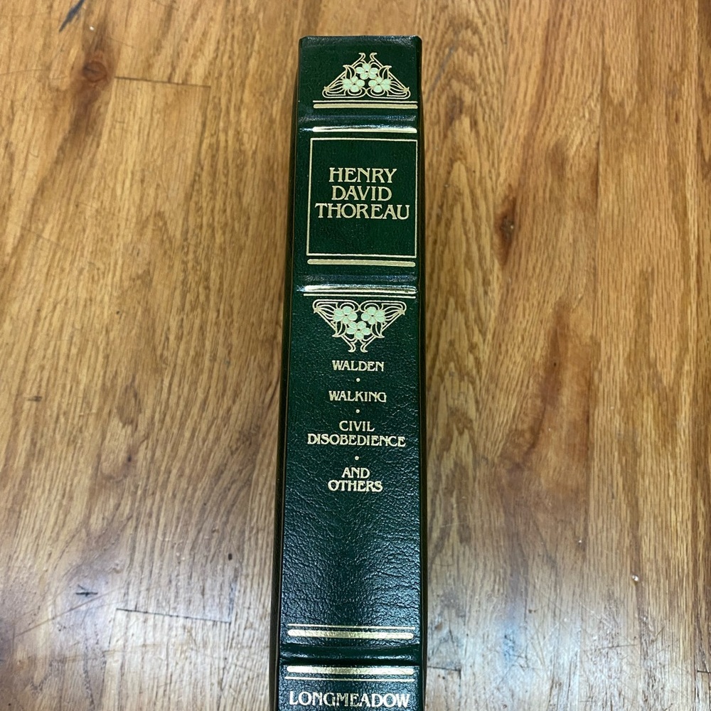 The Works Of Henry David Thoreau Complete Unabridged Leather Bound Book